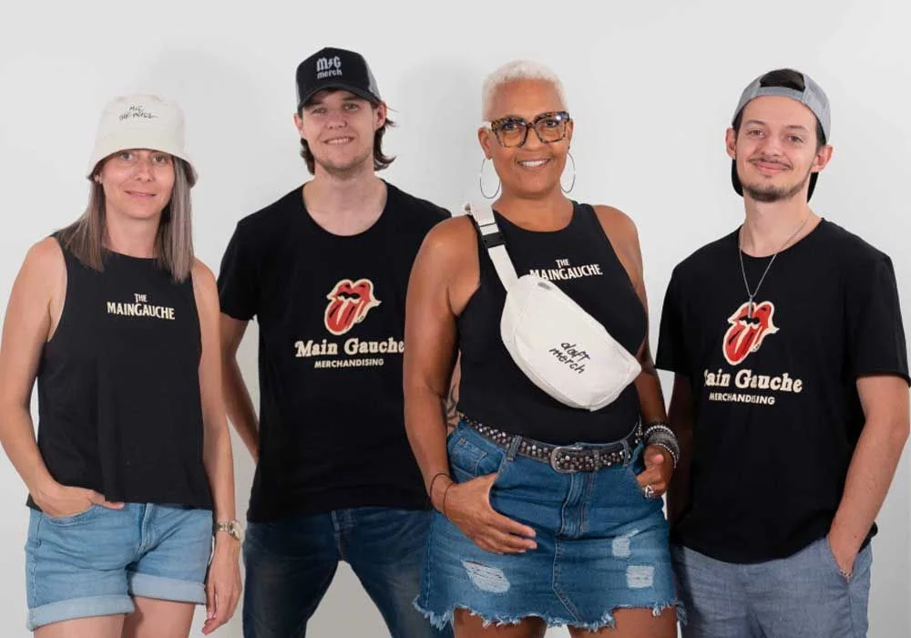 Textiles personnalisés pour le merch